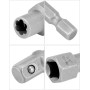 QWORK® 15 pièces jeu d'extracteurs de vis pour vis et boulons endommagés avec 13 extracteurs de vis de différentes tailles