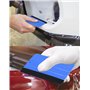 QWORK® Lot de 10 Raclettes en Vinyle, Raclettes à Film avec Bord en Feutre Doux pour Enveloppes de Voiture, Papiers Peints, Film