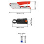 QWORK® 22 pièces ensemble d'outils de sertissage de câble coaxial avec dénudeur de câble et outil de compression de connecteur F