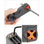 QWORK® 22 pièces ensemble d'outils de sertissage de câble coaxial avec dénudeur de câble et outil de compression de connecteur F