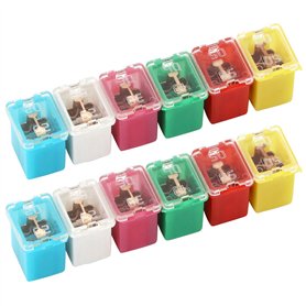QWORK® 12 Pièces Mini Fusibles Pour Auto