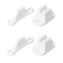 QWORK® Lot de 2 Retenue de Porte pour Camping-Car et Caravane, Butée de Porte en Plastique Robuste, Caravane Camping Car Accesso