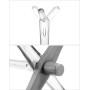 QWORK® égouttoir Vaisselle rétractable, égouttoir à Bouteilles en Plastique, Gris