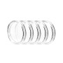 QWORK® 200PCS Capsules de Pièces de Monnaie pour Collection de Pièces - 25 mm