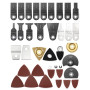 QWORK Lot de 100 Outil Multifonction Oscillant