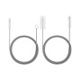 QWORK 2 pièces Brosse de Nettoyage Flexible