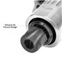 QWORK® Meuleuse d'Angle Pneumatique pour Polissage et Meulage - 12000 tr/min - Connecteur Rapide 1/4" - Bar - avec 4 Disques Pol