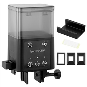 QWORK® Distributeur Automatique de Nourriture Poissons - Capacité de 320 ML