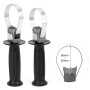 QWORK Poignée Avant de Marteau Électrique, 60-65 mm, pour Perceuse à Percussion 26, Noir, Ergonomique