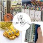 QWORK® 30 Pièces Cosses de Câble 16/25/35 mm², Cosses Électriques Ronde àŒillet en Cuivre Étamé - Connecteurs de Câbles Batterie