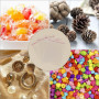 QWORK® 100 pièces 7 * 10 cm sacs en cellophane, sachet plastique transparent auto-adhésifs, pour emballer des bijoux, des savons