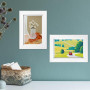 QWORK® 12 pièces cadres photo, cadre photo 10x15 cm blancs, lot cadre photo mural, collage de cadre photo, pour affichage mural 