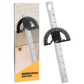 QWORK® Règle d'angle rapporteur