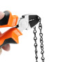 QWORK® Chaînes de paniers suspendus, chaînes suspension de 5 m, chaînes noires réglables, pour nichoirs, jardinières et ornement