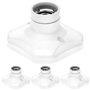 QWORK® 4 Pièces Douille ampoule E27