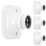 QWORK® 4 Pièces Douille ampoule E27, douille à vis E27 avec base en céramique, AC 220V douille de lampe, pour ampoules LED