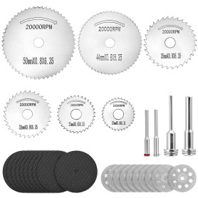 QWORK® 32 Pièces disques de coupe