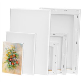 QWORK® 6 Pièces toiles peinture