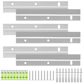 QWORK® Lot de 6 cintres pour tableau à taquet français