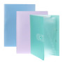 QWORK® Lot de 3 Trieur Document A4 à 12 Pochettes, Pochette Trieur avec Onglet d'index - Idéal pour les professionnels et les ét