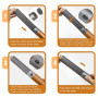 Fer à friser 2 en 1 de 40mm de Long pour Dyson Airwrap Hair Styler HS05/HS01, accessoires professionnels pour bigoudis