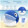GODR7OY Balles d'eau gonflables en forme de requin - Grands ballons de plage transparents - Pour enfants et adultes - 40,6 cm - 