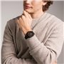 Fossil Montre chronographe pour homme en acier inoxydable, bracelet noir, 44 mm