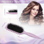 Brosse Cheveux Bouclés, Brosse à Boucler pour Homme et Femme, Brosse Definition Boucles pour Fixer et Modeler les Boucles Réduir