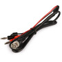 CLDIY Lot de 3 câbles de mesure BNC pour oscilloscope - Test BNC vers double empilage
