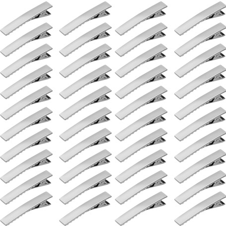 iYinJuan 60pcs Pinces à Cheveux Crocodile en Métal