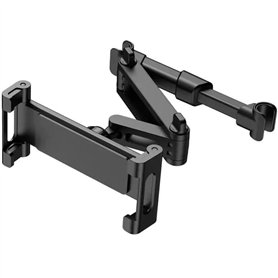 Support de tablette de voiture - Support de tablette rotatif à 360° - Réglable - Pour téléphone portable