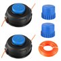HUAREW Lot de 2 Tête de Bobine T25 de Rechange M10 x 1