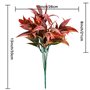 pangutheos 4 Pièce Fleurs de Plantes Artificielles Herbe en Forme de Trompette Fleurs, Plante Artificielle Interieur Extérieur R