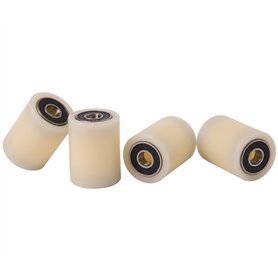 Lot de 4 rouleaux en nylon de 30 mm de diamètre et 40 mm de large