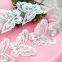 ANNIUP Compris10 Patchs, Patchs Dentelle, Papillon Perle Dentelle, Décoration de vêtements vintage，Pour broder et coudre les rob
