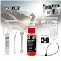 noair Kit de purge pour freins à disque Shimano - kit de purge avec huile minérale/liquide de frein - pour freins de vélo hydrau