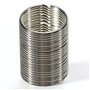 Cheerhom 20 Anneaux Porte Clé 25 mm, Fort et Robuste Attache Porte Clé, pour l'organisation Les Clés de Voiture, de Maison, etc.