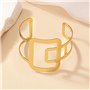 SINLOV Bracelets boldis, bracelet pour bras en or et croix pour bracelets larges et larges, autour desquels le style me repose s