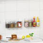 HQahnekme 2 pièces Organiseur de Porte d'armoire de Cuisine,Adhésive Boîte de Rangement Murale,Organiseur d'armoire dans la cuis