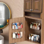 HQahnekme 2 pièces Organiseur de Porte d'armoire de Cuisine,Adhésive Boîte de Rangement Murale,Organiseur d'armoire dans la cuis