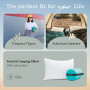 Coop Home Goods Prime Déchiquetés Camping De Mousse De Mémoire Couverture De Rayonne Viscose - Compressibles - Accueil Produits 