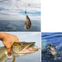 MMSGA Leurres de Pêche Flottante ,leurres de pêche pour Bar,Appât bionique pour la nage Flexible,Appâts durs hameçons triples Ye