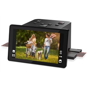 Scanner numérique de films et de diapositives avec grand écran LCD de 5 pouces
