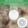 Lot de 2 serpillères avec support de rechange L20 Ultra Accessoires pour aspirateur L10s Pro Ultra Heat / X40 Ultra / X40 Master