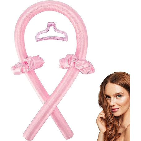 Bandeau à friser sans chaleur avec épingle à cheveux