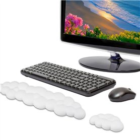 GOMETY Ensemble De 2 Pièces Repose-Poignets Nuage en Cuir PU: Appuie-Poignet Ergonomique