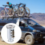 VEGOATY Lot de 4 noyaux de serrure pour Thule, Thule - Contient 4 cylindres de serrure, 4 clés et 1 clé de contrôle