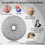 Oreiller avec Trou Coussin Piercing Oreiller Piercing Oreille Perforé, Coussin Donut, Piercing Pillow, Oreiller Beignet Dormir s