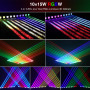 4 en1 Wallwasher Stroboscope DMX512 et Son Activés Jeu de Lumiere DJ