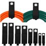 Kigniote 8 pièces Sangles de Rangement Lourdes Nylon Organisateurs Câble Sangles de Rangement Collier de serrage Réutilisable Co